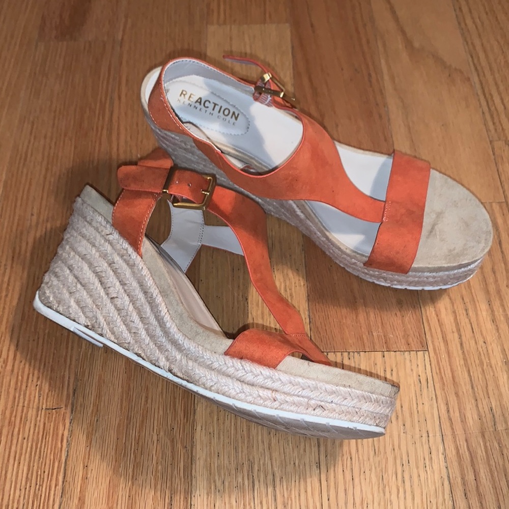 Reaction by Kenneth Cole Cami Platform Wedge 8.5